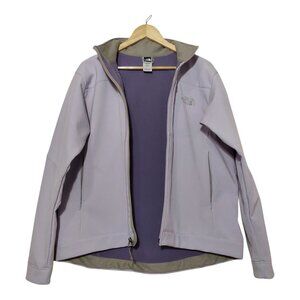 North Face Apex Bionic Softshell Jacket Mock Neck Lavender Excellent Cond - XL